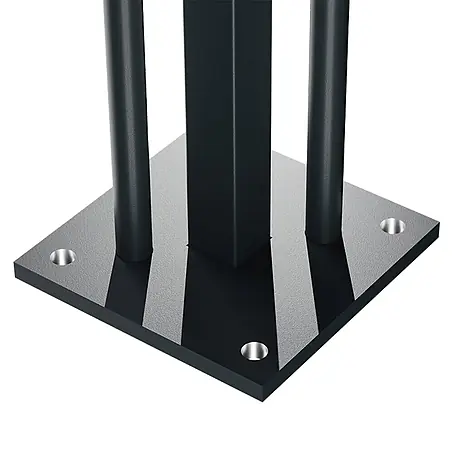 Deutsche Zauntechnik  Fußplatte Vidual Mittelstab