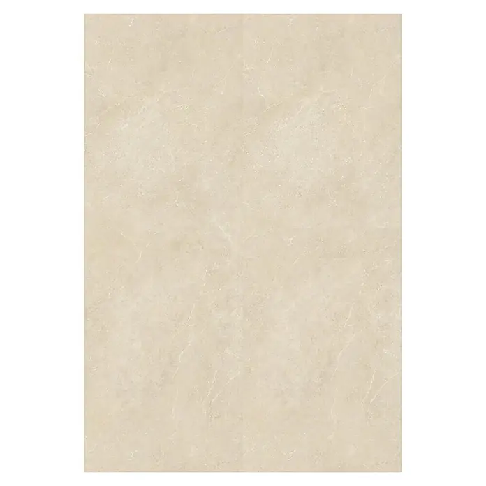 Wandpaneel - 260 x 90 cm, Sardinien, Stone Polymer Composite (SPC) - Helle beige Keramikfliese in Steinoptik mit dezenter Maserung.