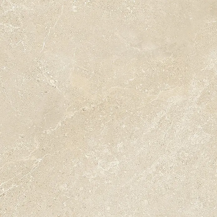 Wandpaneel - 260 x 90 cm, Sardinien, Stone Polymer Composite (SPC) - Helle beige Fliese in Natursteinoptik mit feinen Sprenkeln und zarten weißen Äderungen.