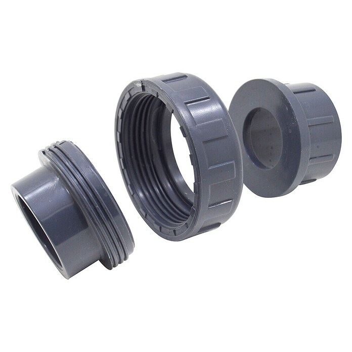 Enlace 3 piezas PVC presión (32 mm)