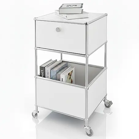 Floordirekt  Metallregal Concept Epure MK-145 - 40 x 40 x 75 cm Weiß