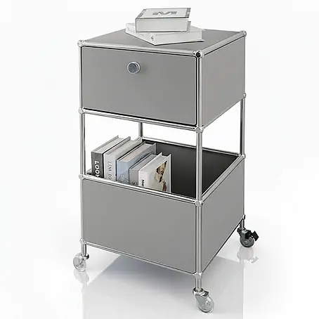 Floordirekt  Metallregal Concept Epure MK-145 - 40 x 40 x 75 cm Grau