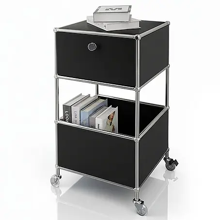Floordirekt  Metallregal Concept Epure MK-145 - 40 x 40 x 75 cm Schwarz