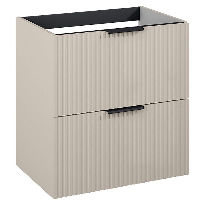 Riva Yasumi Waschtischunterschrank (B x T x H: 60 x 45,2 x 63,5 cm, Fume, Matt) | BAUHAUS