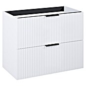 Riva Yasumi Waschtischunterschrank (B x T x H: 80 x 45,2 x 63,5 cm, Weiß, Matt) | BAUHAUS