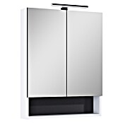 Riva Yasumi LED-Spiegelschrank Yasumi/Lynn (B x H: 60 x 76,8 cm, Weiß, Spanplatte) | BAUHAUS