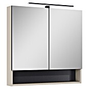 Riva Yasumi LED-Spiegelschrank Yasumi/Lynn (B x H: 80 x 76,8 cm, Fume, Spanplatte) | BAUHAUS