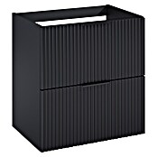 Riva Yasumi Waschtischunterschrank (B x T x H: 60 x 45,2 x 63,5 cm, Schwarz, Matt) | BAUHAUS