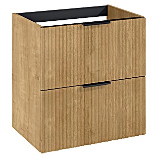 Riva Yasumi Waschtischunterschrank (B x T x H: 60 x 45,2 x 63,5 cm, Hamilton Eiche, Matt)
