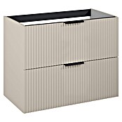 Riva Yasumi Waschtischunterschrank (B x T x H: 80 x 45,2 x 63,5 cm, Fume, Matt) | BAUHAUS