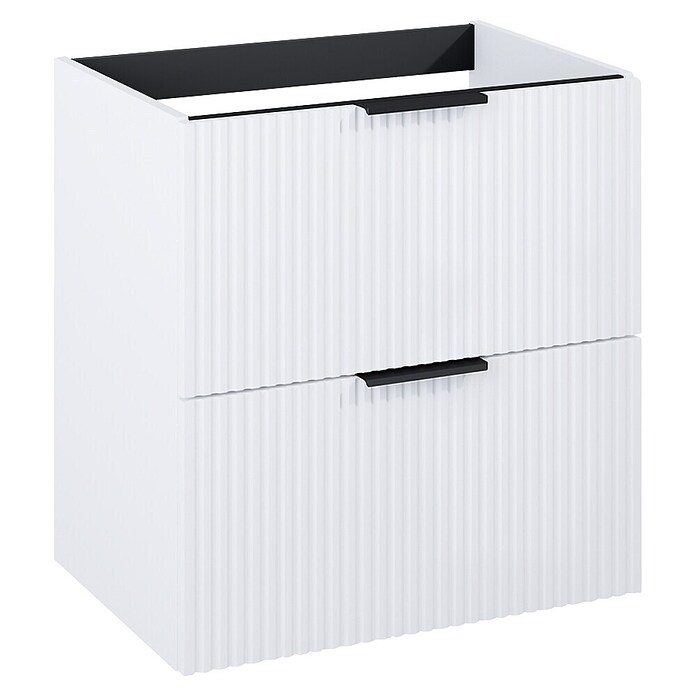 Riva Yasumi Waschtischunterschrank (B x T x H: 60 x 45,2 x 63,5 cm, Weiß, Matt) | BAUHAUS