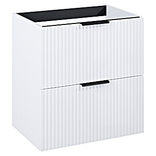 Riva Yasumi Waschtischunterschrank (B x T x H: 60 x 45,2 x 63,5 cm, Weiß, Matt)