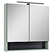 Riva Yasumi LED-Spiegelschrank Yasumi/Lynn (B x H: 80 x 76,8 cm, Sage, Spanplatte) | BAUHAUS