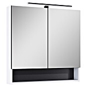 Riva Yasumi LED-Spiegelschrank Yasumi/Lynn (B x H: 80 x 76,8 cm, Weiß, Spanplatte) | BAUHAUS