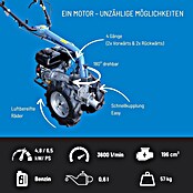 Güde Motoreinachser GME 6.5V (Leistung: 4,8 kW, 4-Takt) | BAUHAUS