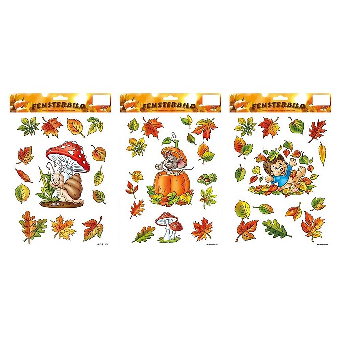 Geroma Fenstersticker Herbst (Mehrfarbig, L x B x H: 32 x 21 x 3,5 cm) | BAUHAUS