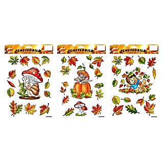 Geroma Fenstersticker Herbst (Mehrfarbig, L x B x H: 32 x 21 x 3,5 cm)