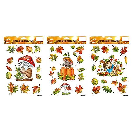 Geroma  Fenstersticker Herbst