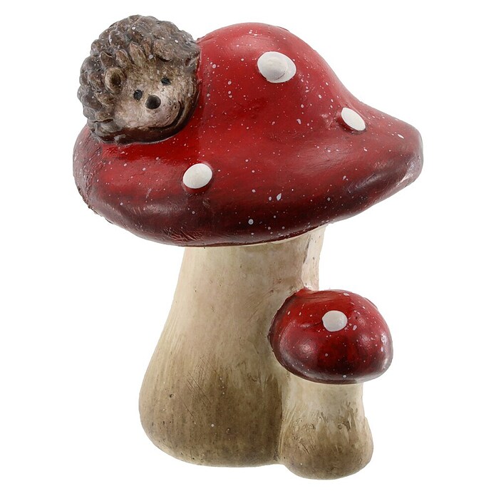 Geroma Dekofigur Keramik Fliegenpilz (L x B x H: 7 x 6,5 x 9 cm, Farbe: Braun, Rot) | BAUHAUS
