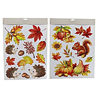 Geroma Fenstersticker (Farbe: Rot, Orange, Braun, B x L: 13 x 11 cm)
