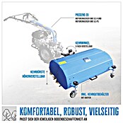 Güde Kehrmaschine Aufsatz GKM 900 2in1 (Passend für Güde Motoreinachser GME 6.5V, Breite Bürste: 900 mm) | BAUHAUS