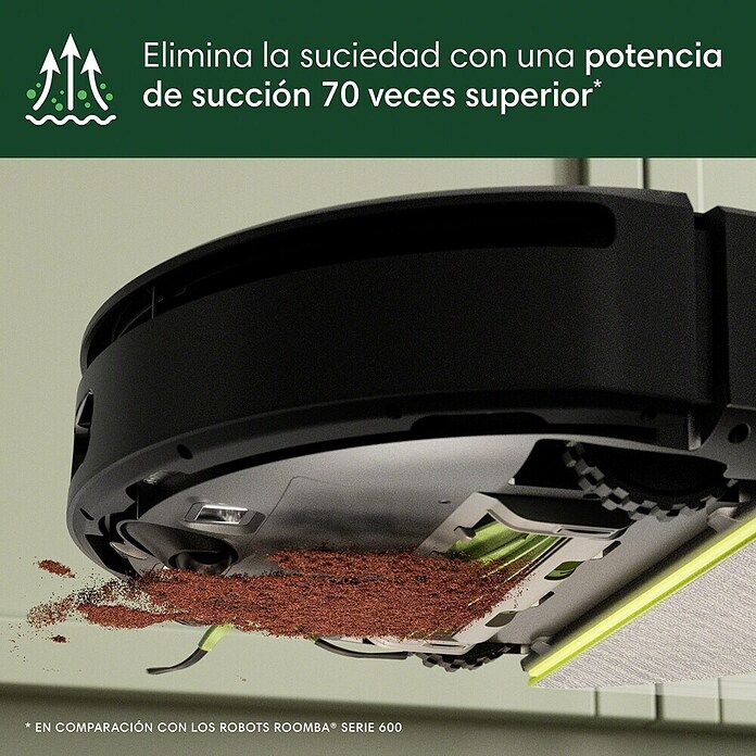 iRobot Robot aspirador con mopa Roomba 205 Combo (Capacidad del robot: 1.820 ml) | BAUHAUS