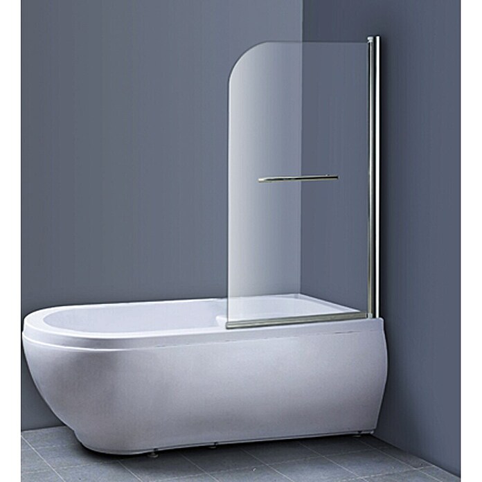 Badopzetscherm Clear (1-delig, 80 x 140 cm, Helder)