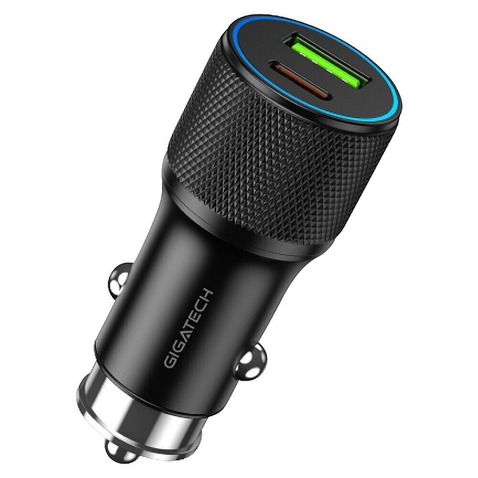 Avtomobilski polnilec USB CXC480  (Črna, USB-A vtičnica, USB-C vtičnica) | 3377 - Telefonzubehör | CBIC - Telefon | CBI - Audio/Video/Antenne/Sat | CB - Elektroinstallation | C - Elektro | BAUHAUS