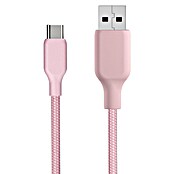 USB kabel  (Roza, 1 m, USB A vtič, USB C vtič) | 3377 - Telefonzubehör | CBIC - Telefon | CBI - Audio/Video/Antenne/Sat | CB - Elektroinstallation | C - Elektro | BAUHAUS