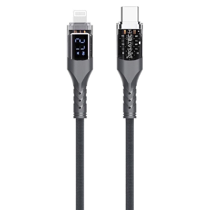 USB kabel  (Priključek USB C, priključek Lightning, Črna, 1 m) | 3377 - Telefonzubehör | CBIC - Telefon | CBI - Audio/Video/Antenne/Sat | CB - Elektroinstallation | C - Elektro | BAUHAUS