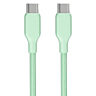 USB kabel (2 USB-C priključka, Zelena, 1 m)