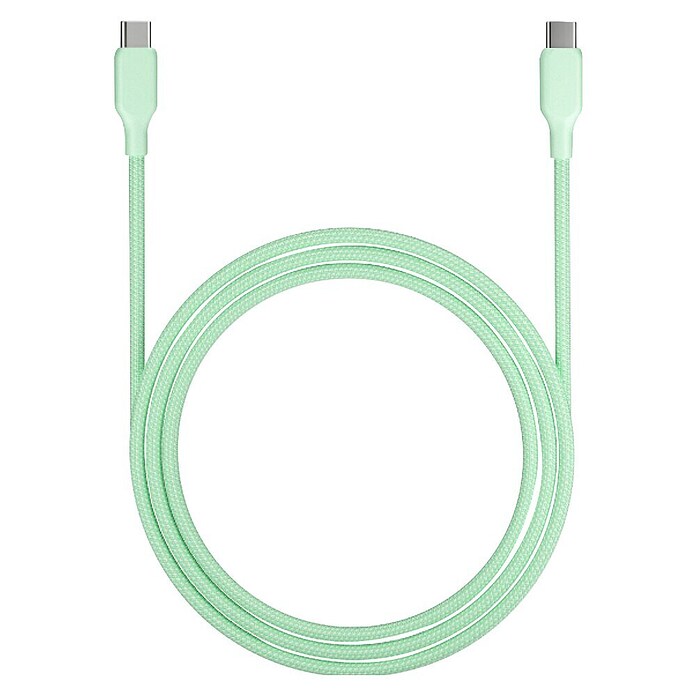 USB kabel  (2 USB-C priključka, Zelena, 1 m) | 3377 - Telefonzubehör | CBIC - Telefon | CBI - Audio/Video/Antenne/Sat | CB - Elektroinstallation | C - Elektro | BAUHAUS
