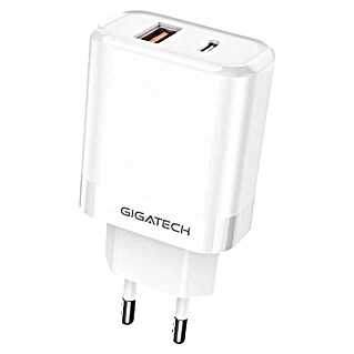 Adapter za hitro polnjenje z USB vhodom NXC251 (Bela, USB-A vtičnica, USB-C vtičnica)