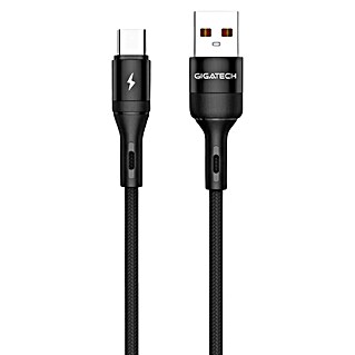USB kabel (USB A vtič, USB C vtič, Črna, 3 m)