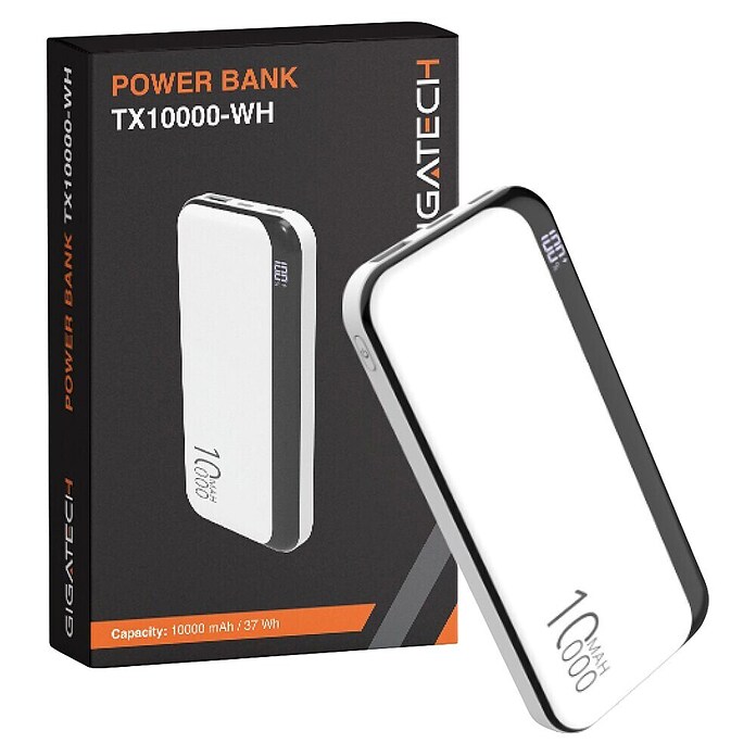 Prenosna baterija  (10.000 mAh) | 3465 - sonstige Elektronikprodukte | CBMC - Elektronikartikel | CBM - Elektroartikel | CB - Elektroinstallation | C - Elektro | BAUHAUS