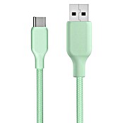 USB kabel  (Zelena, 1 m, USB A vtič, USB C vtič) | 3377 - Telefonzubehör | CBIC - Telefon | CBI - Audio/Video/Antenne/Sat | CB - Elektroinstallation | C - Elektro | BAUHAUS