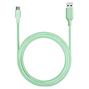 USB kabel  (Zelena, 1 m, USB A vtič, USB C vtič) | 3377 - Telefonzubehör | CBIC - Telefon | CBI - Audio/Video/Antenne/Sat | CB - Elektroinstallation | C - Elektro | BAUHAUS
