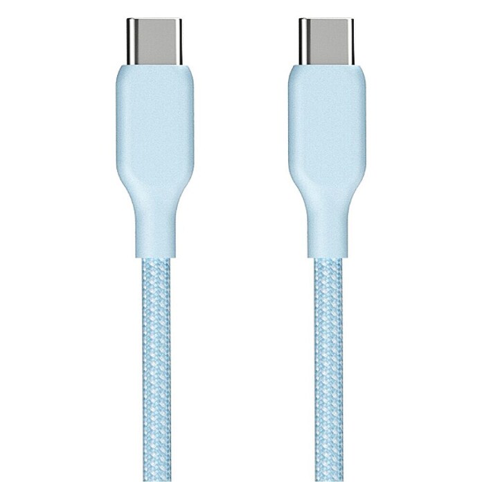 USB kabel  (2 USB-C priključka, Modra, 1 m) | 3377 - Telefonzubehör | CBIC - Telefon | CBI - Audio/Video/Antenne/Sat | CB - Elektroinstallation | C - Elektro | BAUHAUS