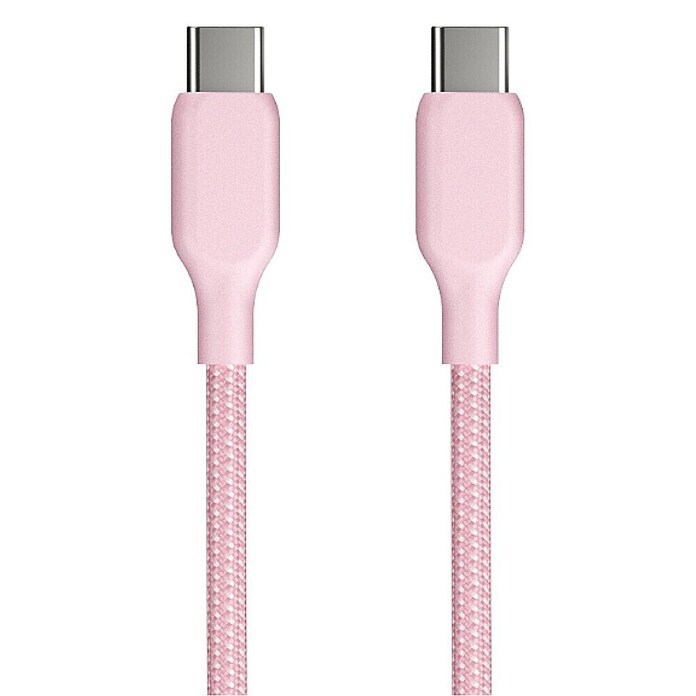 USB kabel  (2 USB-C priključka, Roza) | 3377 - Telefonzubehör | CBIC - Telefon | CBI - Audio/Video/Antenne/Sat | CB - Elektroinstallation | C - Elektro | BAUHAUS