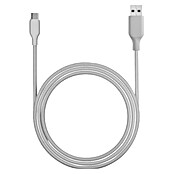 USB kabel  (Srebrna, 1 m, USB A vtič, USB C vtič) | 3377 - Telefonzubehör | CBIC - Telefon | CBI - Audio/Video/Antenne/Sat | CB - Elektroinstallation | C - Elektro | BAUHAUS