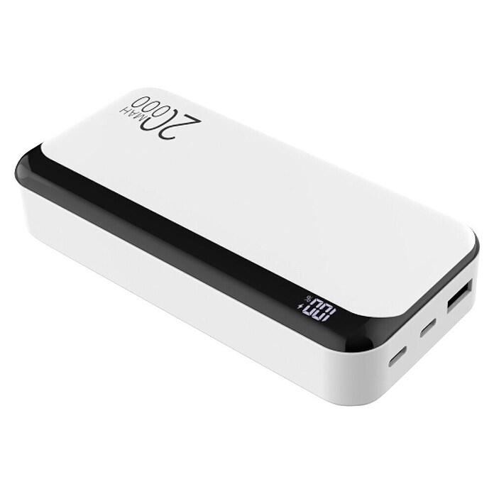 Prenosna baterija  (20.000 mAh, Bela) | 3465 - sonstige Elektronikprodukte | CBMC - Elektronikartikel | CBM - Elektroartikel | CB - Elektroinstallation | C - Elektro | BAUHAUS