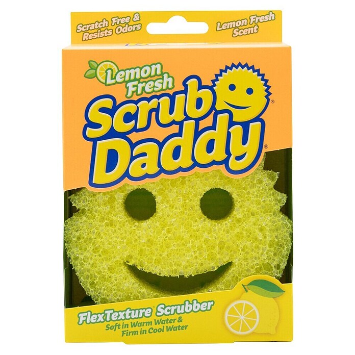 Scrub Daddy Gobica za čiščenje posode Lemon Fresh  (1 kos, 11,5 cm, Rumena) | Čistilne gobice | Čistilni pripomočki | Izdelki za čiščenje | Čiščenje in gospodinjstvo | Izdelki | BAUHAUS