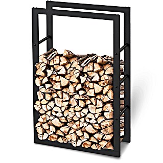 holz4home Kaminholzregal 100x25x60cm (60 x 25 x 100 cm)