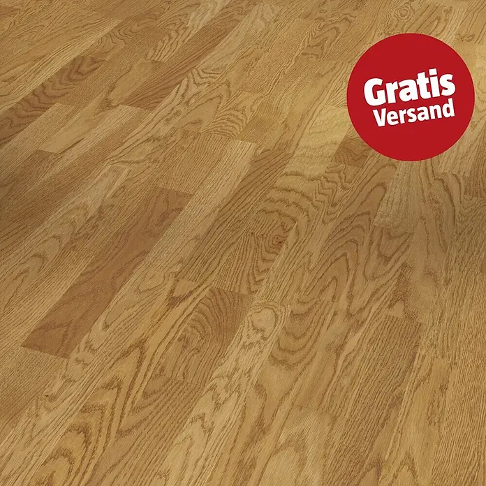 Parador Parkett Basic 11.5 - Eiche Malbec natur, Schiffsboden, 2.200 x 185 x 11,5 mm - Helles Eichenparkett mit natürlicher Maserung.