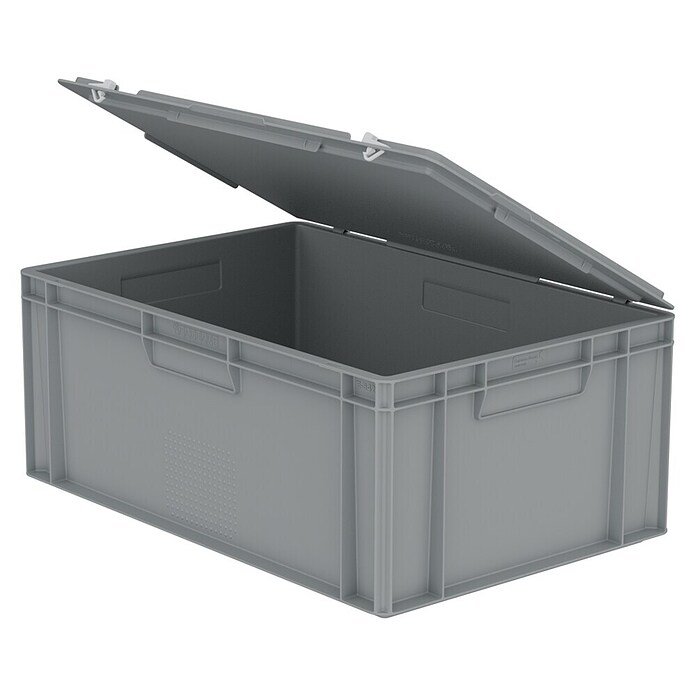 BAUHAUS Eurobox mit Deckel (L x B x H: 40 x 60 x 24 cm, Kunststoff
