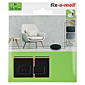 Fix-o-moll Filzgleiter selbstklebend (B x H: 32 x 32 mm, Kleben, 6 Stk., Braun) | BAUHAUS