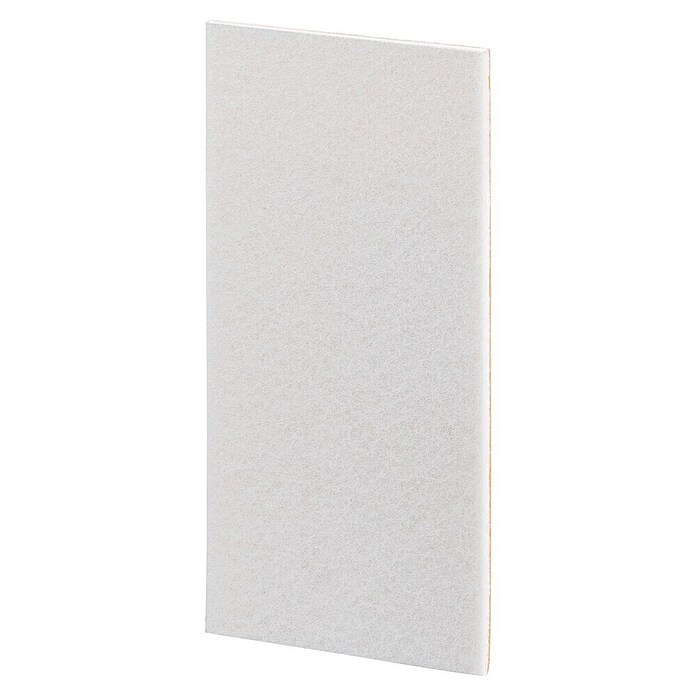 Fix-o-moll Filzgleiter Selbstklebend (B x H: 200 x 100 mm, Kleben, 1 -tlg., Weiß) | BAUHAUS