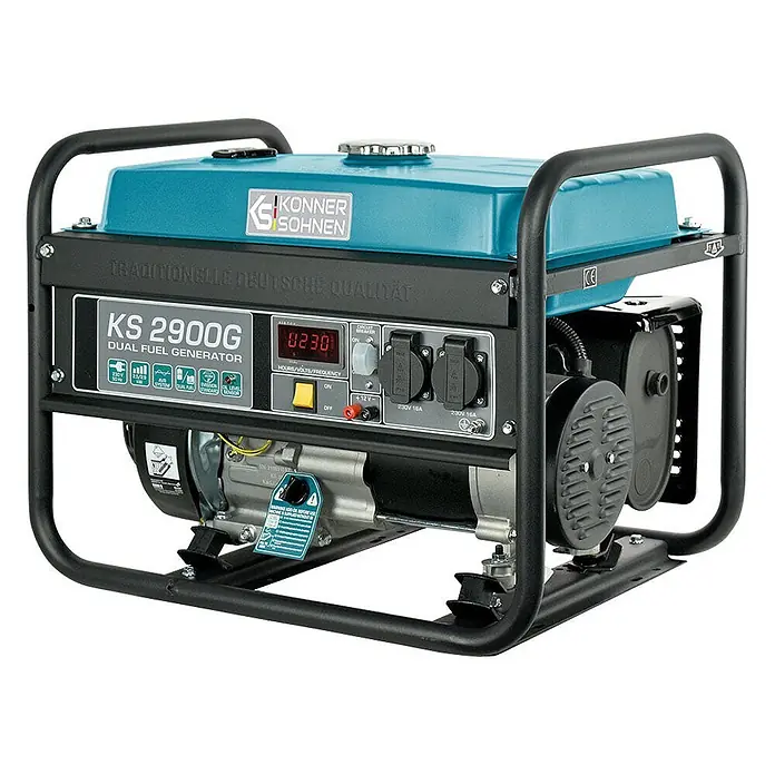 Stürmer Maschinen Stromerzeuger KS 2900G 2,5 kW Benzin/Gas - Nennleistung: 2,5 kW, Tankvolumen: 15 l, Verbrauch: 2,4 l/h