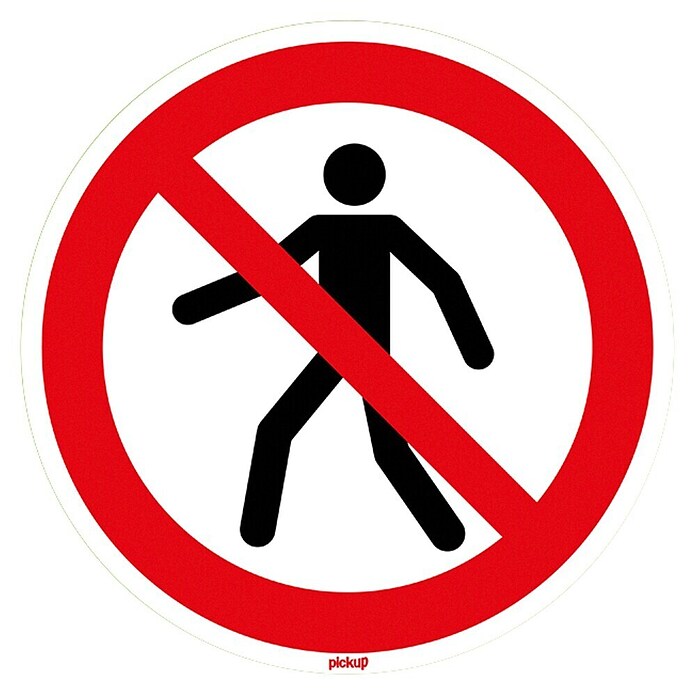 Pickup Sticker (Verboden voor voetgangers) | BAUHAUS
