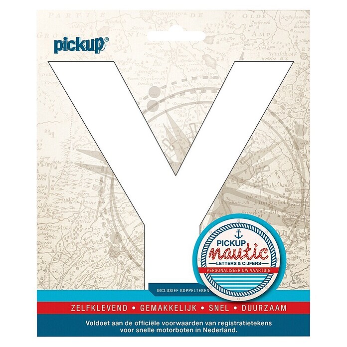 Pickup Sticker (Y, Wit) | BAUHAUS